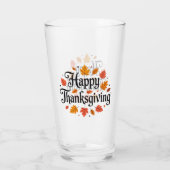 Verre Happy Thanksgiving (Dos)