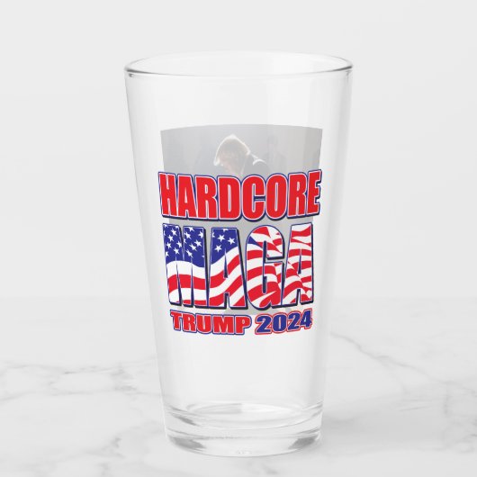 Verre Hardcore Maga (Devant)