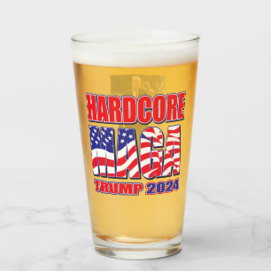 Verre Hardcore MAGA Trump 2024
