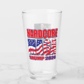 Verre Hardcore MAGA Trump 2024 (Devant)