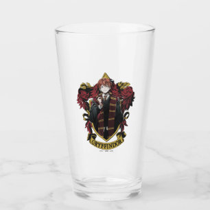 Verre HARRY POTTER™ Anime Ron Weasley Blason de la Mai