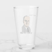 Verre Harry S Truman - Le Buck S'Arrête Ici ! (Dos)