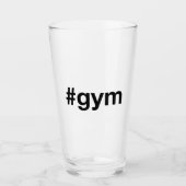 Verre Hashtag GYM (Devant)