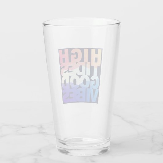 Verre Haut de gamme Good Vibes (Dos)