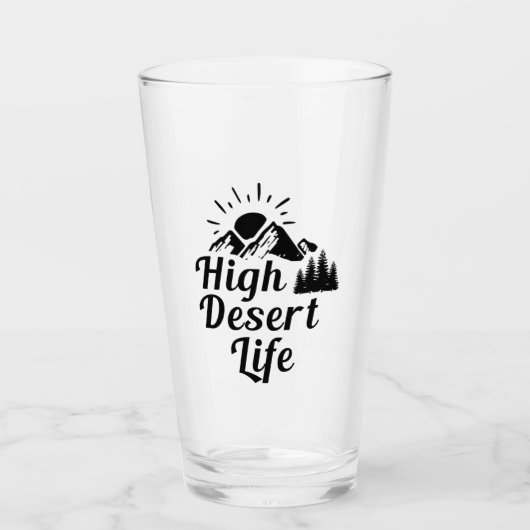 Verre Haute Vie désertique (Devant)