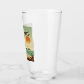 Verre Hawaï vintage/tropical (Gauche)