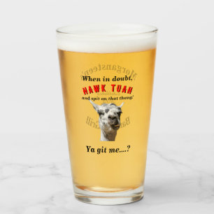 Verre Hawk tuah cracher llama personnalisé barware