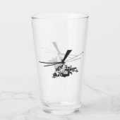 Verre Hélicoptère de dessin animé "Hind" (Dos)