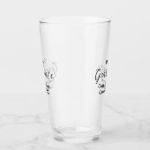 Verre Hello graduate class of 20XX name congrats stylish (Droite)