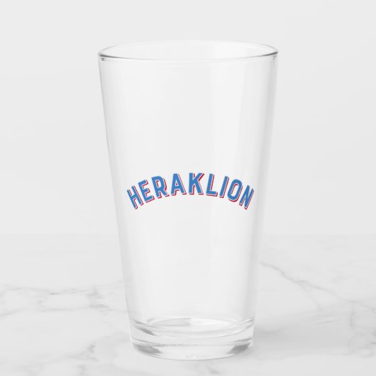 Verre Héraklion, Arc Vintage de Grèce (Devant)