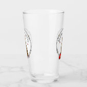 Verre Heureuse Sainte-Valentin Be Mine Irish Setter (rou (Gauche)