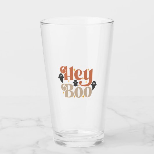 Verre Hey Boo Boho Halloween Hey Boo Ghost (Devant)