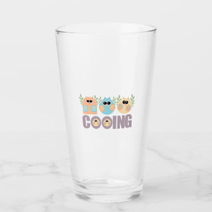 Verre Hiboux roucoulant