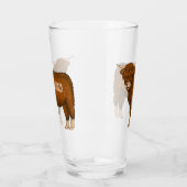 Verre Highland cow (Gauche)