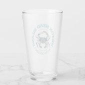 Verre Hilton Head (crabe bleu) (Dos)