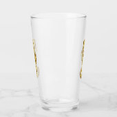 Verre Hippocampe Polygonal Or (Gauche)