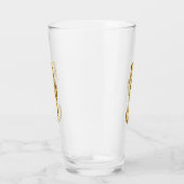 Verre Hippocampe Polygonal Or (Droite)
