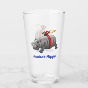 Verre Hippopotame Fusée