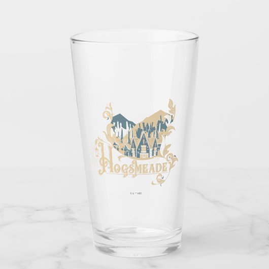 Verre HOGSMEADE™ Vintage Village Graphique (Devant)