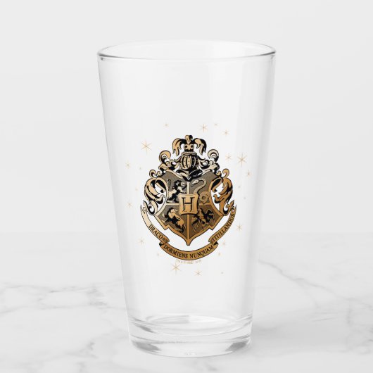 Verre HOGWARTS™ Crest doré (Devant)