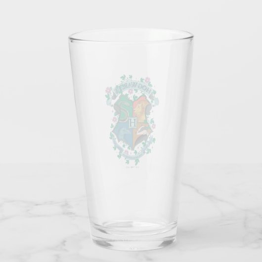 Verre HOGWARTS™ Floral Crest (Dos)