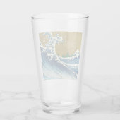 Verre Hokusai Big Wave Japon Art japonais (Dos)