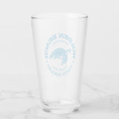 Verre Holden Beach (tortue de mer) (Dos)