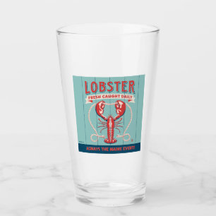 Verre Homard frais pris tous les jours Maine