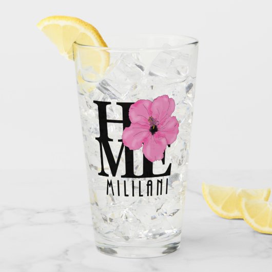 Verre HOME Mililani Pink (Devant glace)