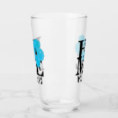 Verre HOMEE Waimea Blue Hibiscus (Gauche)