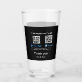 Verre Honeymoon Fund PayPal Venmo QR code Merci (Dos)