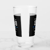 Verre Honeymoon Fund PayPal Venmo QR code Merci (Gauche)