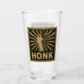 Verre Honk Goose Funny Duck Chicken Mème (Devant)