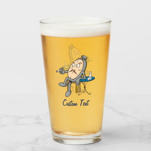 Verre Horloge détendue (Devant (rempli))