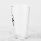 Verre Horreur de baseball de chat noir Halloween (Gauche)