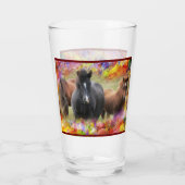 Verre Horses Colorful (Dos)