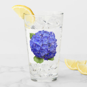 Verre Hortensia bleu