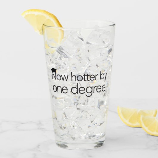 Verre Hotter maintenant par un degré (Devant glace)