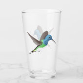 Verre Hovering Jacobin Hummingbird - transparent. (Dos)