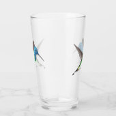 Verre Hovering Jacobin Hummingbird - transparent. (Droite)
