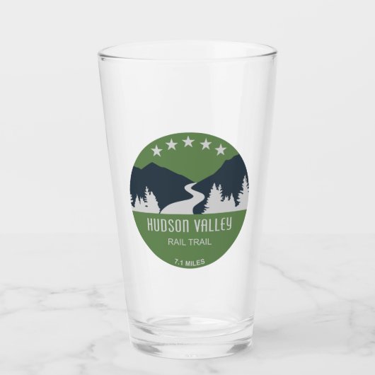 Verre Hudson Valley Rail Trail New York (Devant)