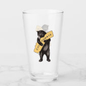 Verre Hug d'ours de Californie vintage (Devant)