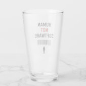 Verre Humain et non logiciel (Dos)