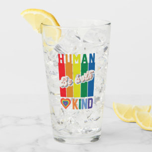 Verre Humain   Soyez gentil   Arc-en-ciel   LGBTQ