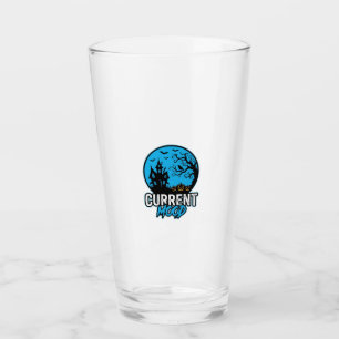 Verre Humeur actuelle Halloween Gravure Vintage Vecteur_