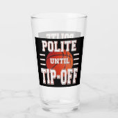 Verre Humour De Basket Polite Jusqu'Au Bout (Dos)
