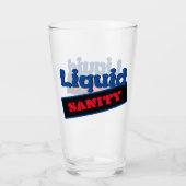 Verre Humour de santé liquide (Devant)