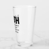 Verre Humour mathématique (Gauche)