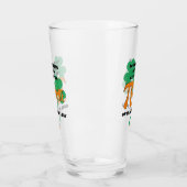 Verre Humour Saint Patrick's Day Pi Day Math Monogramme (Gauche)
