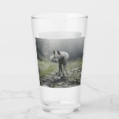 Verre Husky Sibérien Blanc (Dos)